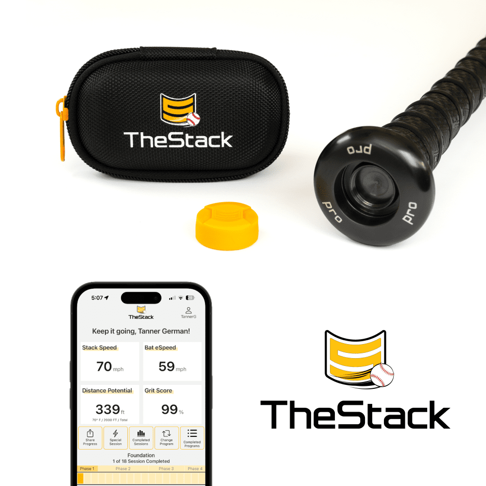 TheStack Bat - Includes integrated Speed Sensor and Award Winning App