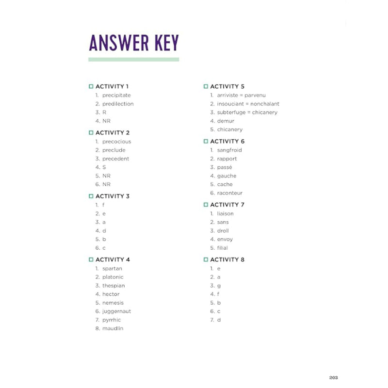 The Vocabulary Builder Workbook Spiral Bound