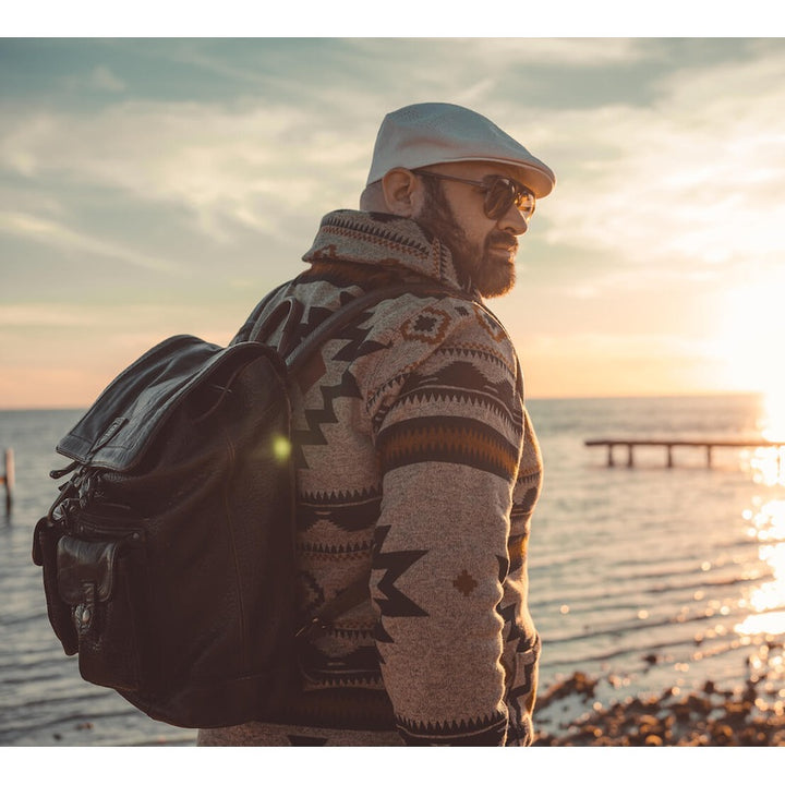 Theodore Leather Backpack