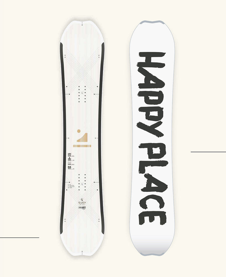 Slash by GiGi Happy Place Snowboard - Ideal for All Levels