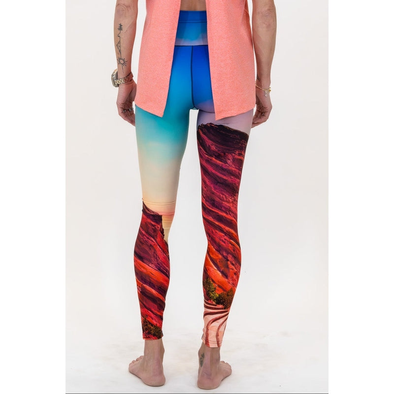 Colorado Threads Red Rocks Sunrise Yoga Pants