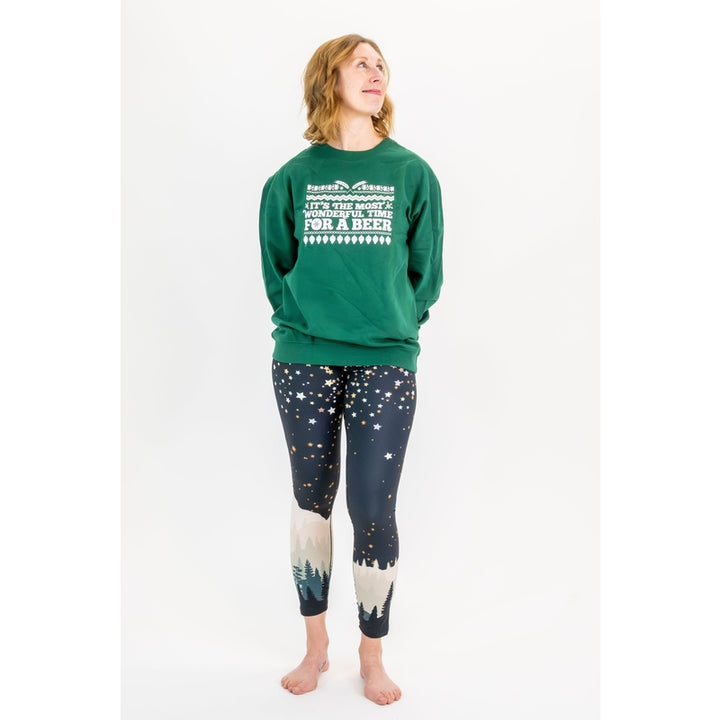 Colorado Threads New Years Mountain Yoga Pants