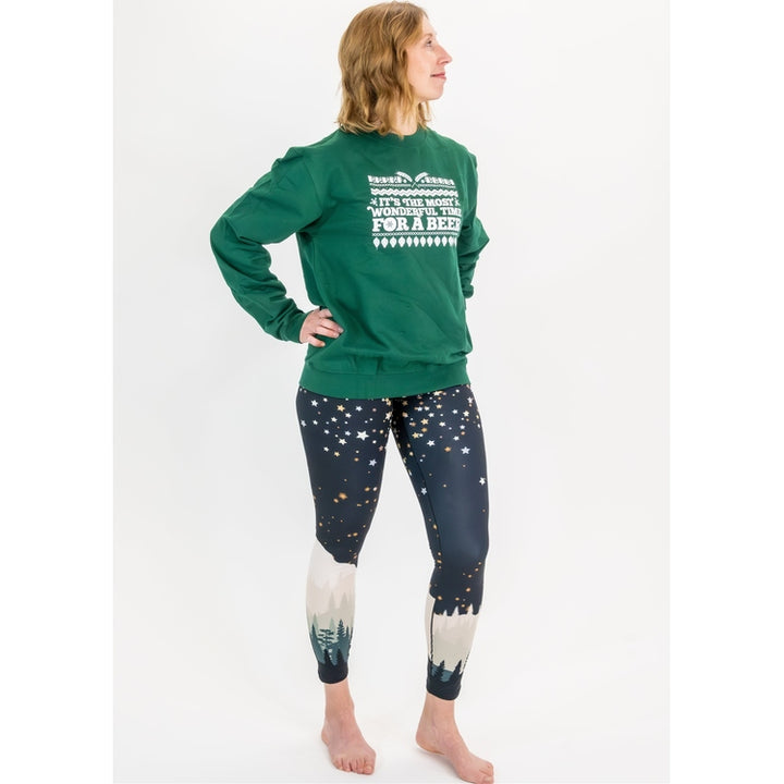 Colorado Threads New Years Mountain Yoga Pants