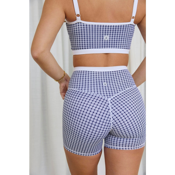 Astoria LUXE BALANCE Crossover Short - Blue Lattice