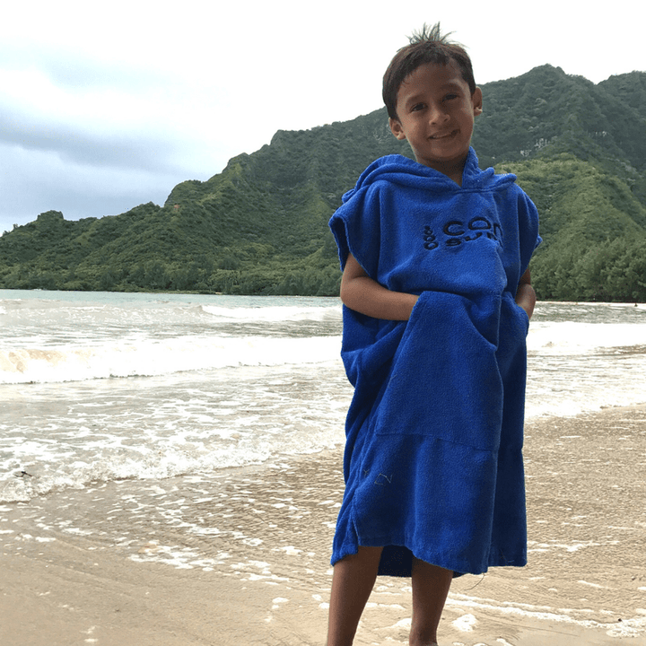 COR Surf Kids Changing Towel Poncho - Solid Colors