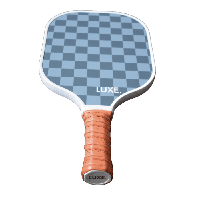 LUXE Blue Checker Paddle