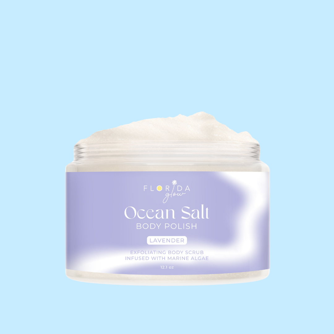 Florida Glow Lavender Ocean Salt Body Polish