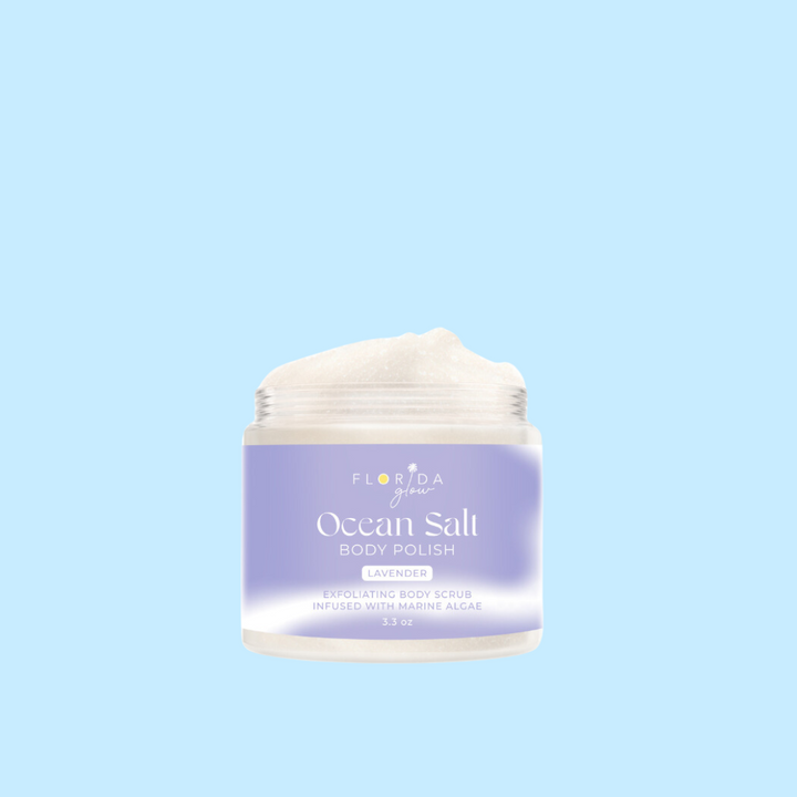 Florida Glow Lavender Ocean Salt Body Polish