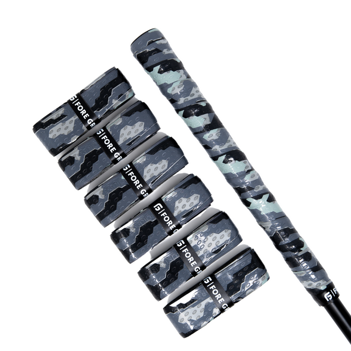 FG Grey Camo V2 Golf Grip Wrap with Death Grip Technology