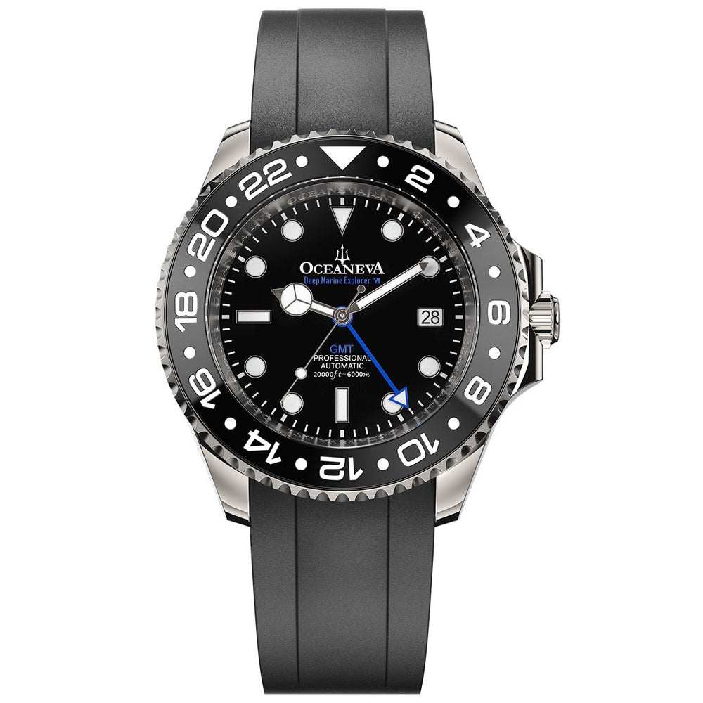 Oceaneva 6000m GMT Titanium Automatic Watch - Limited Edition