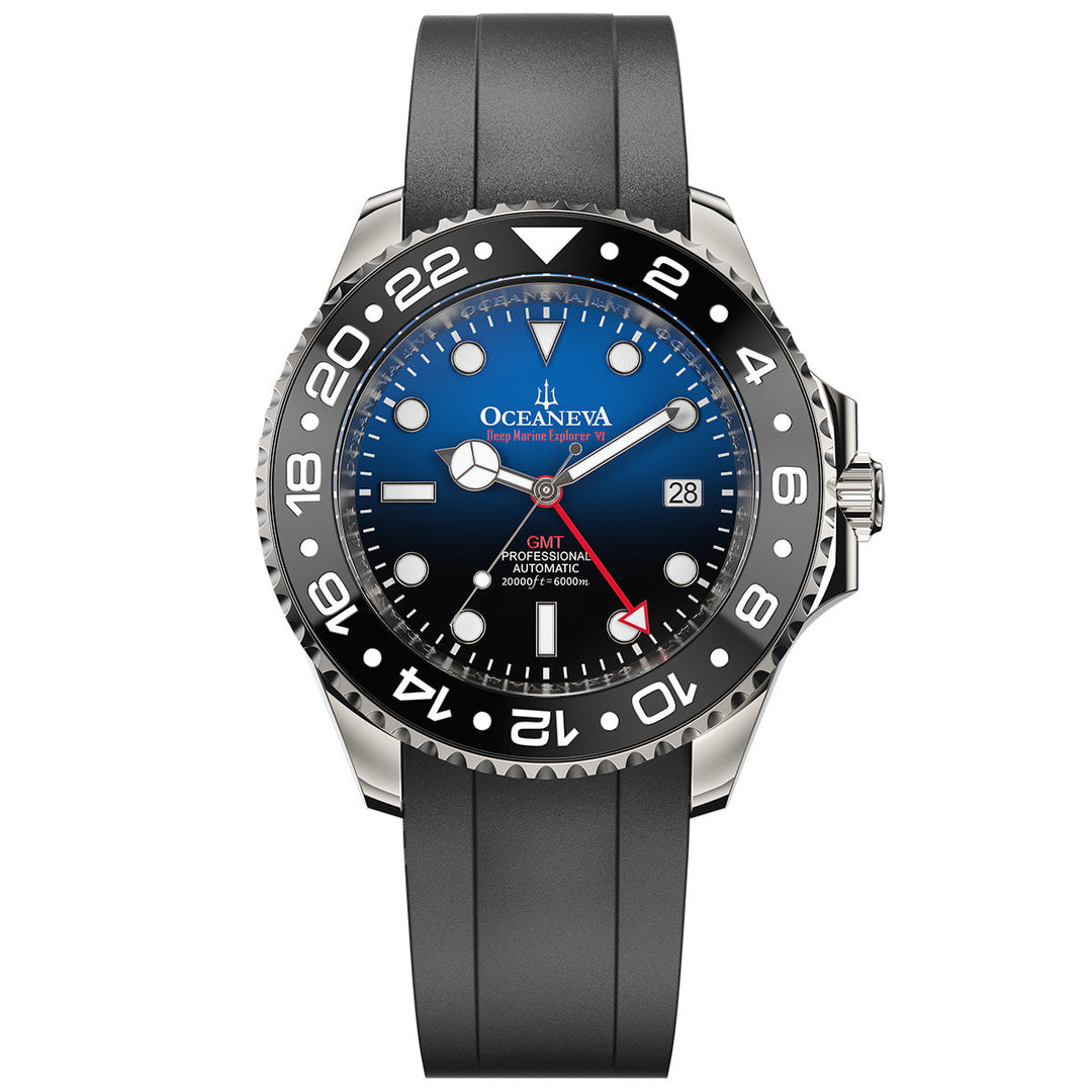 Oceaneva 6000m GMT Titanium Automatic Watch