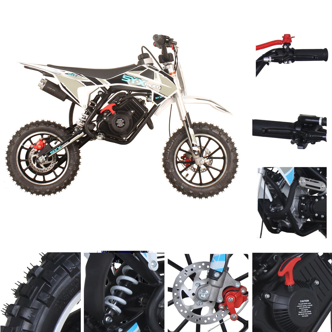 58cc 4-Stroke Mini Dirt Bike for Kids - SYX MOTO