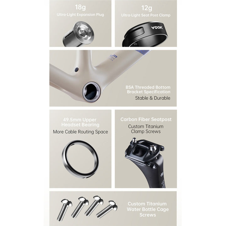 VOOK V8 Carbon Fiber Frame