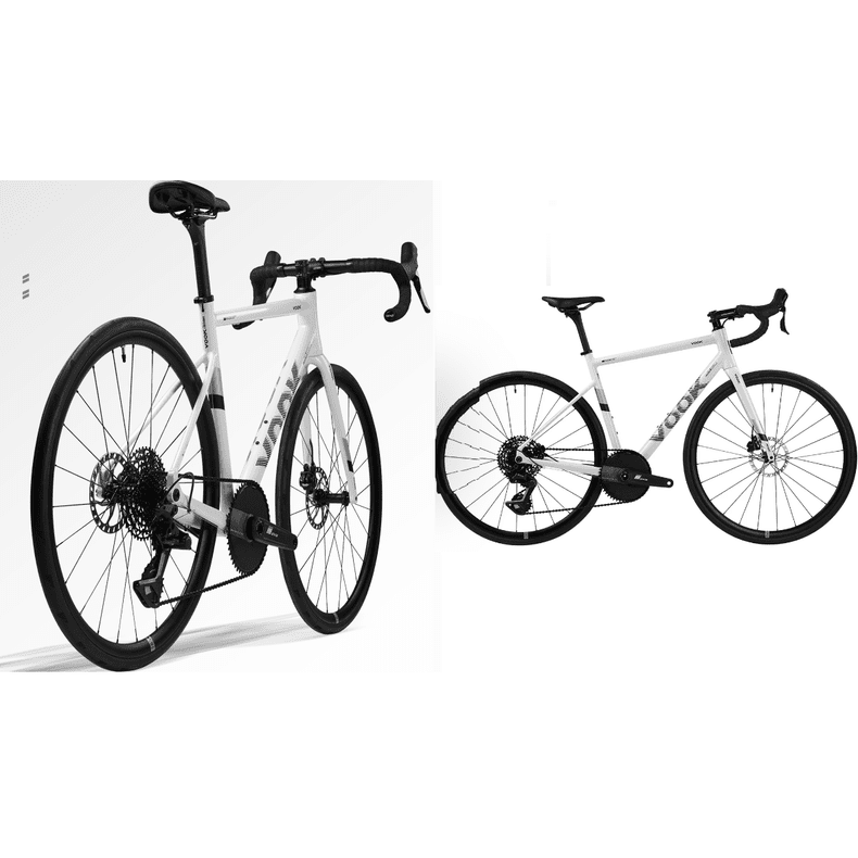 VOOK ONE 2.0 Road Bike Lightweight 7.8kg, 1290g aluminum frame + 345g carbon fork