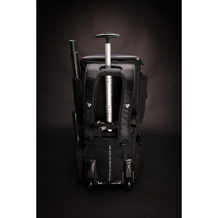 VeloTee Wheeled 2.0 Baseball & Softball Bat Bag Backpack with Batting Tee