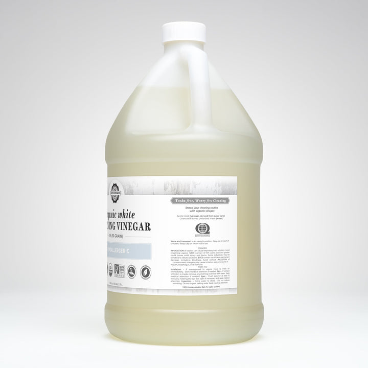 Rustic Strength Organic White Cleaning Vinegar | 5% 50 grain