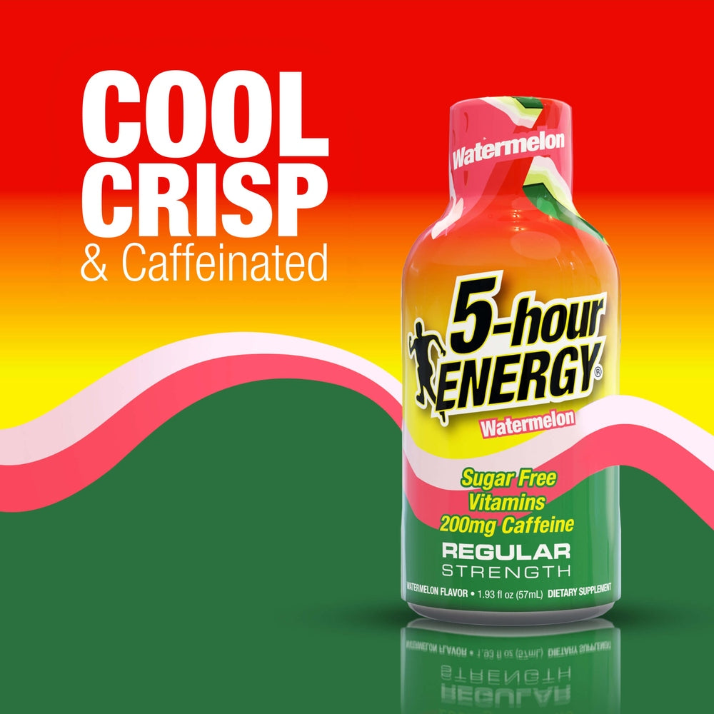 Watermelon Flavor Regular Strength 5-hour ENERGY Shots