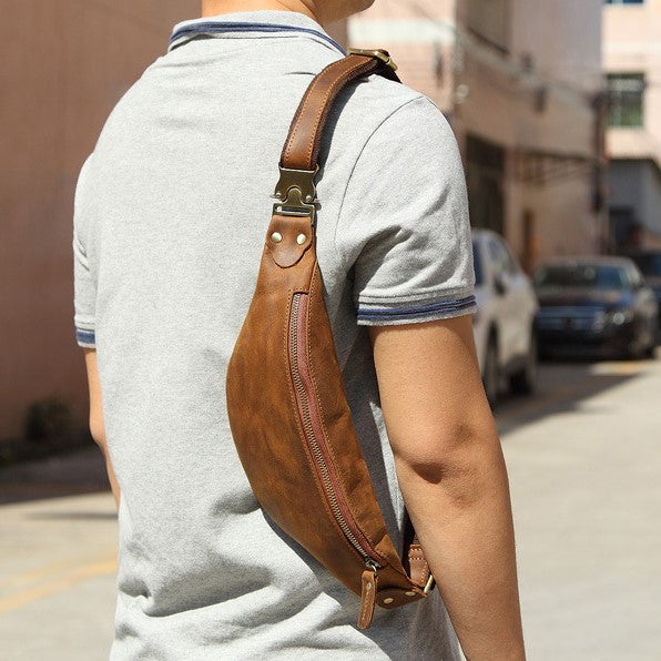 Wagner Leather Waist Bag | Full Grain Leather Fanny Pack