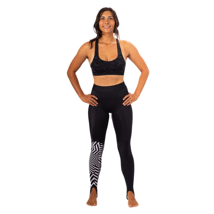 WAIHANA Black Carvico Lycra Leggings