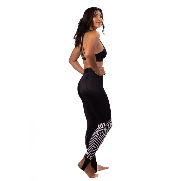 WAIHANA Black Carvico Lycra Leggings