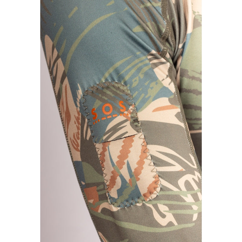 WAIHANA Hawaiian Brushstroke Hooded Spearfishing Rashguard