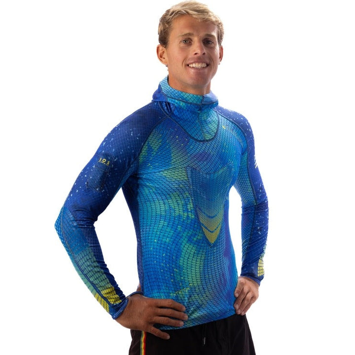 WAIHANA Kajiki Hooded Spearfishing Rash Guard