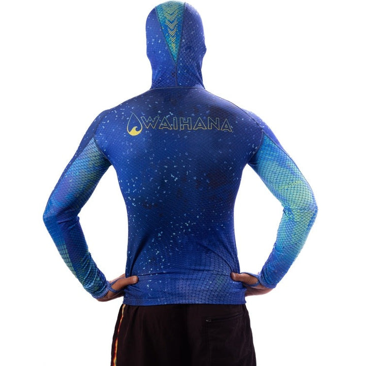 WAIHANA Kajiki Hooded Spearfishing Rash Guard