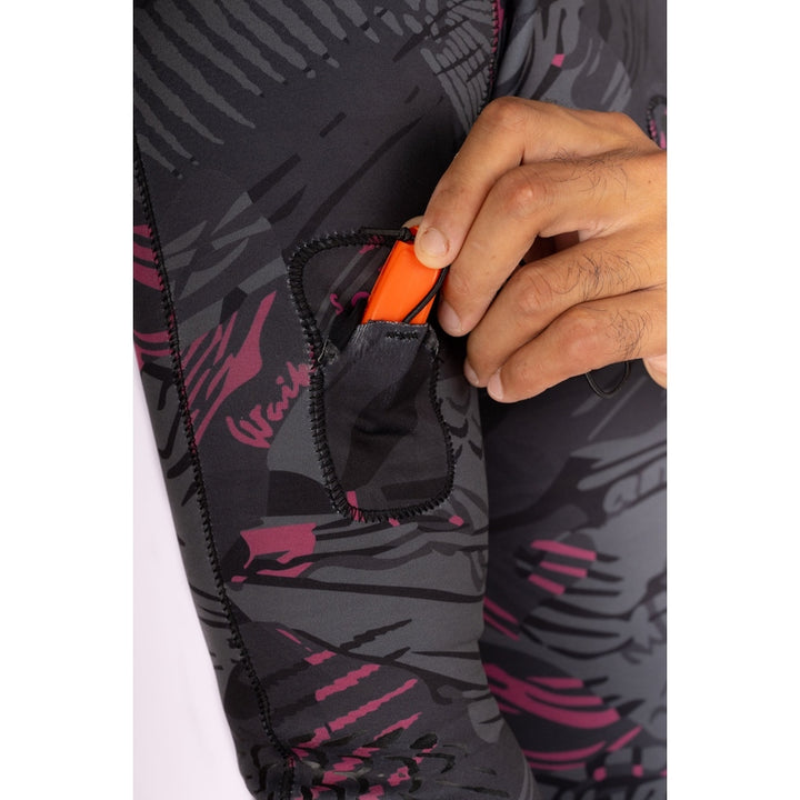 WAIHANA Men’s Pink Fishbone Spearfishing 1.5mm Wetsuit