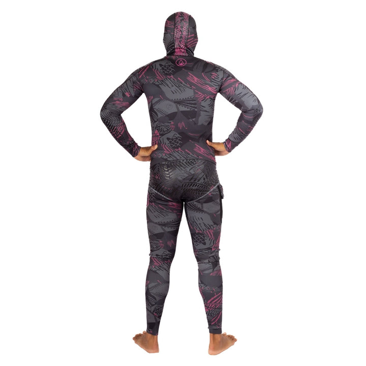 WAIHANA Men’s Pink Fishbone Spearfishing 1.5mm Wetsuit