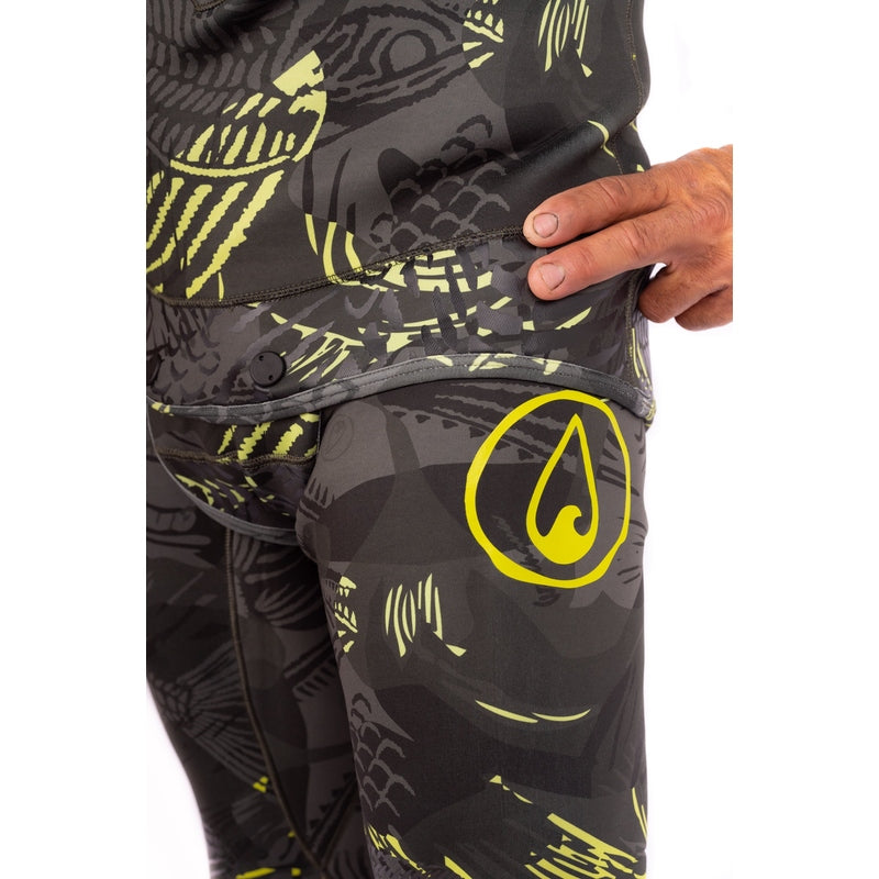 WAIHANA Men’s Lime Fishbone Spearfishing 3.5mm Wetsuit