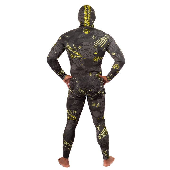 WAIHANA Men’s Lime Fishbone Spearfishing 3.5mm Wetsuit