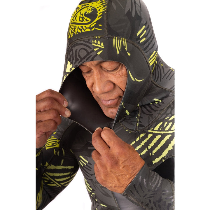 WAIHANA Men’s Lime Fishbone Spearfishing 3.5mm Wetsuit