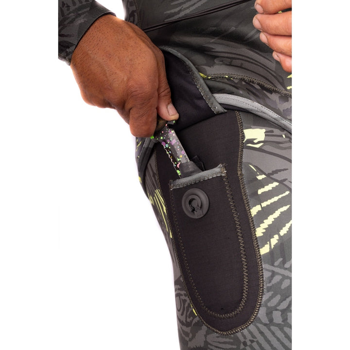 WAIHANA Men’s Lime Fishbone Spearfishing 3.5mm Wetsuit