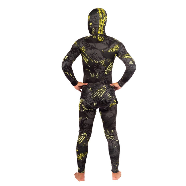 WAIHANA Men’s Lime Fishbone Spearfishing 3.5mm Wetsuit