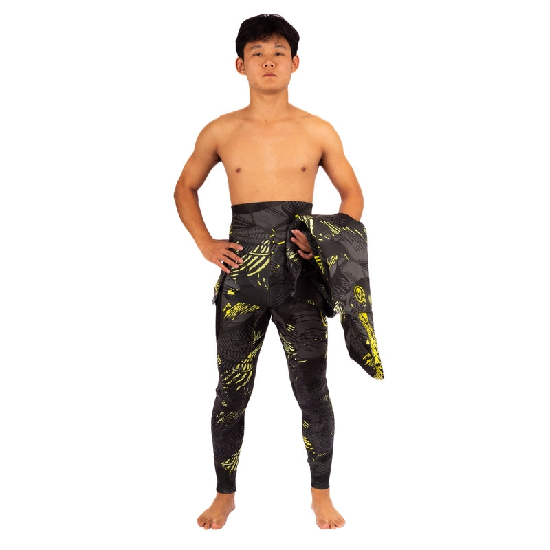 WAIHANA Men’s Lime Fishbone Spearfishing 3.5mm Wetsuit