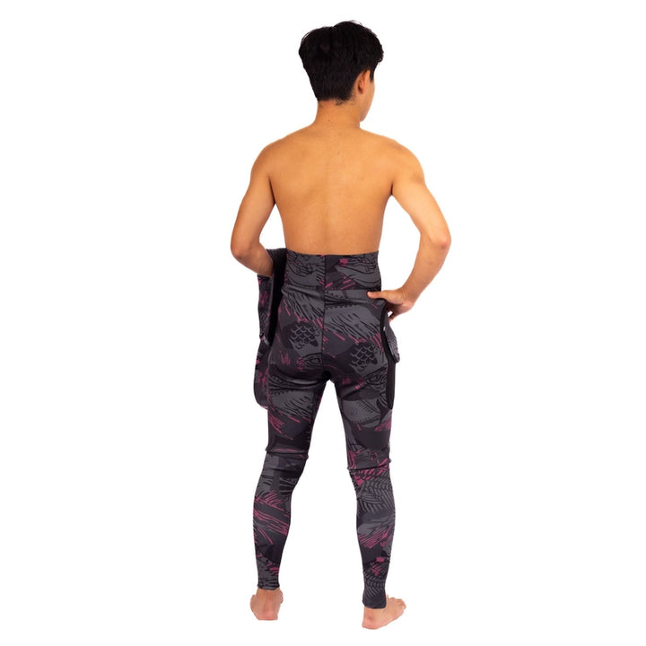 WAIHANA Men’s Pink Fishbone Spearfishing 1.5mm Wetsuit
