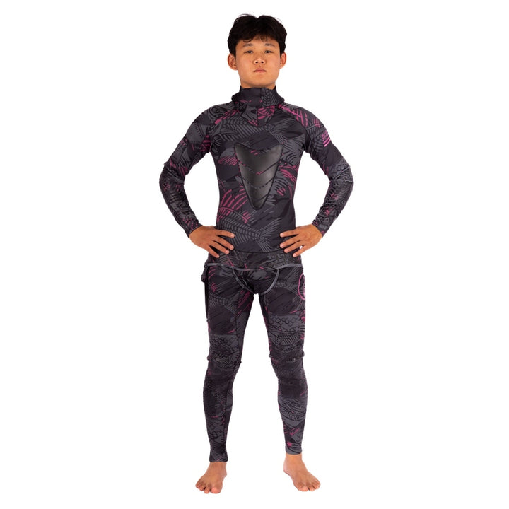 WAIHANA Men’s Pink Fishbone Spearfishing 1.5mm Wetsuit