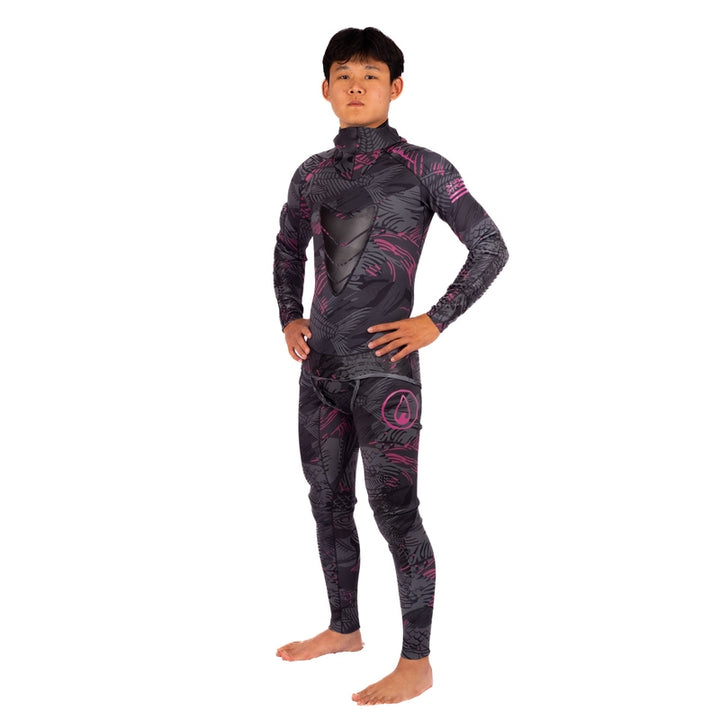 WAIHANA Men’s Pink Fishbone Spearfishing 1.5mm Wetsuit