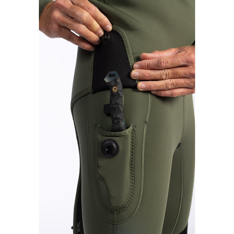 WAIHANA Men's Ranger Green Essentials Pro 3.0mm Wetsuit