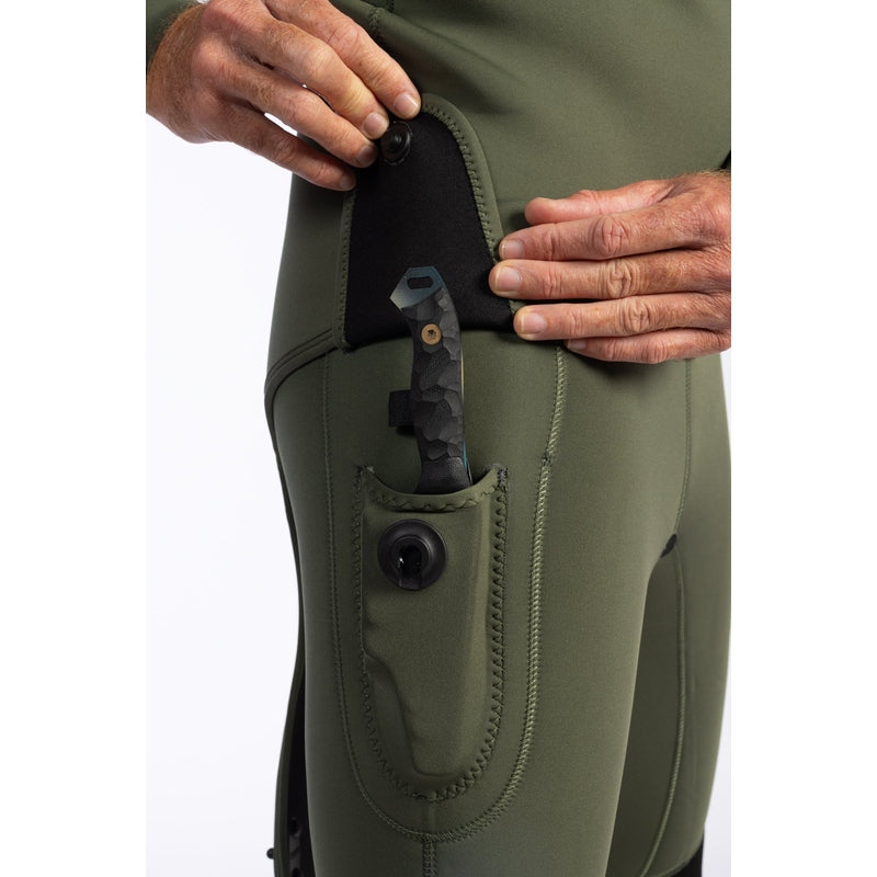 WAIHANA Men's Ranger Green Essentials Pro 5.0mm Wetsuit