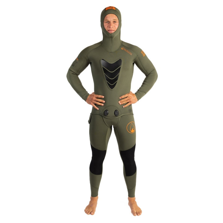 WAIHANA Men's Ranger Green Essentials Pro 5.0mm Wetsuit