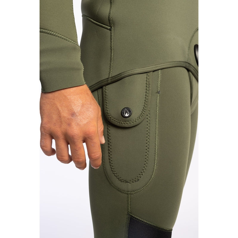 WAIHANA Men's Ranger Green Essentials Pro 3.0mm Wetsuit