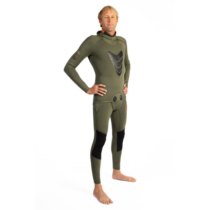 WAIHANA Men's Ranger Green Essentials Pro 5.0mm Wetsuit