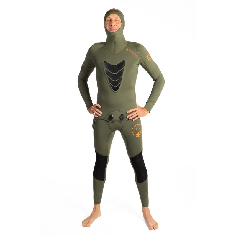 WAIHANA Men's Ranger Green Essentials Pro 5.0mm Wetsuit