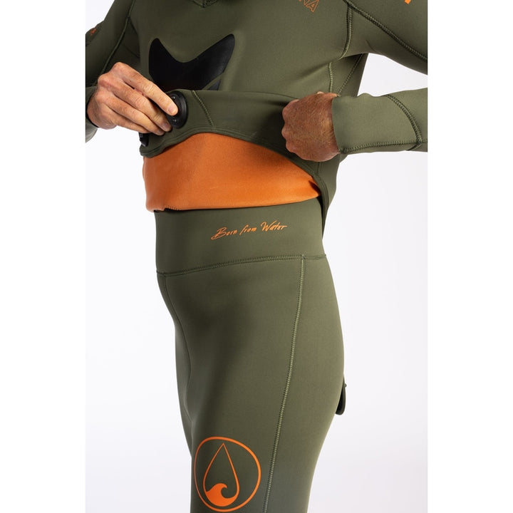 WAIHANA Men's Ranger Green Essentials Pro 5.0mm Wetsuit