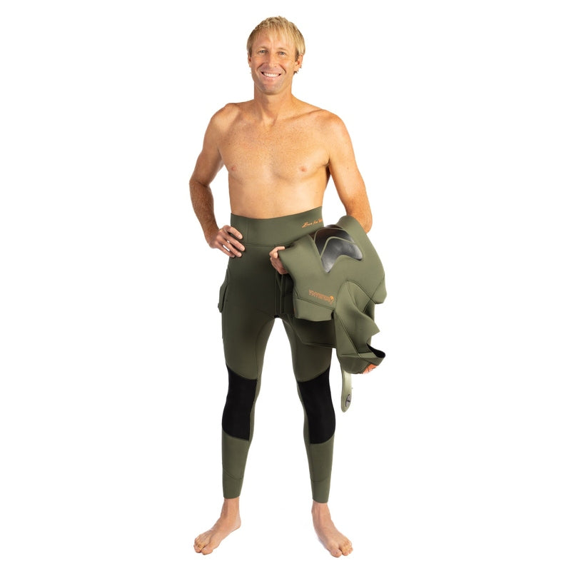 WAIHANA Men's Ranger Green Essentials Pro 3.0mm Wetsuit