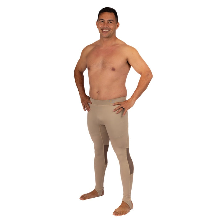 WAIHANA Tan Carvico Lycra Leggings