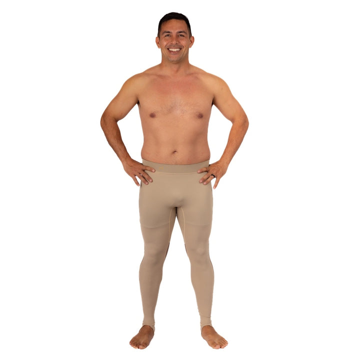 WAIHANA Tan Carvico Lycra Leggings