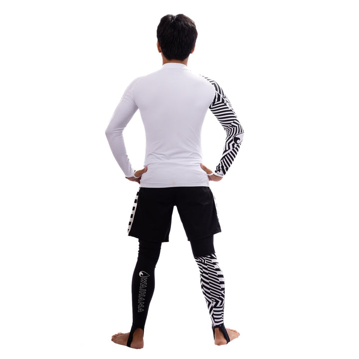 WAIHANA Black Carvico Lycra Leggings