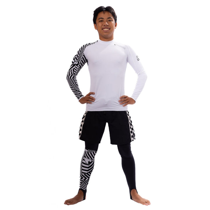 WAIHANA Black Carvico Lycra Leggings